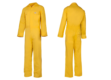 Coverall  Yellow  poly cotton