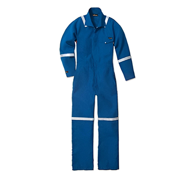 Coverall  Petro Blue with Reflecting Stripes