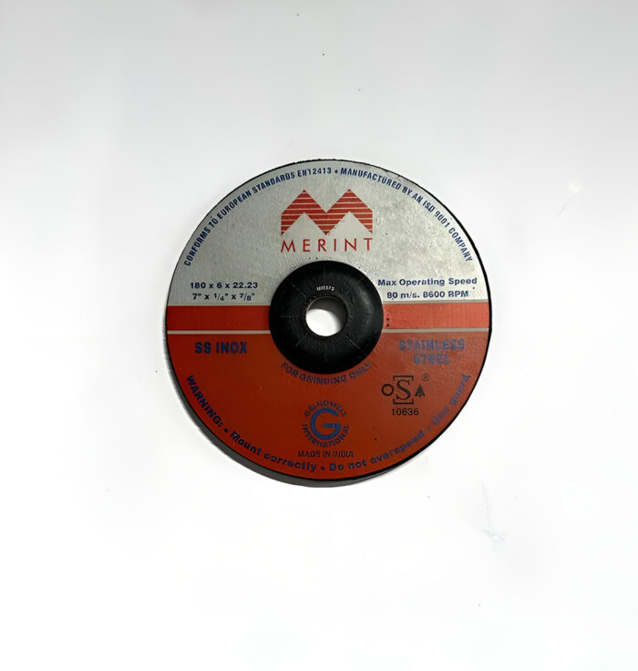 Merint SS Grinding Disc  180x6.0x22.2