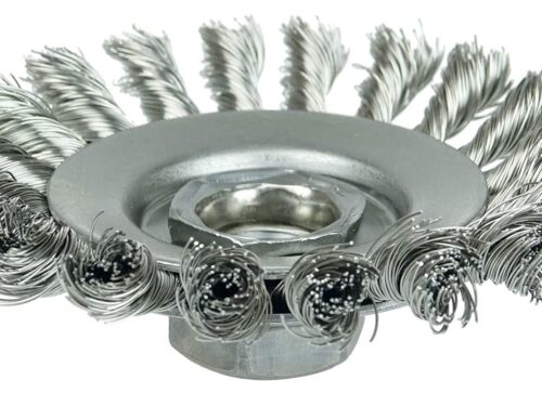 Knot Wire Bavel Brush 4½”