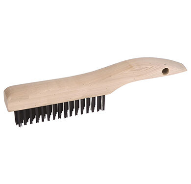 Hand Wire Scratch Brush SS  4x16 Rows