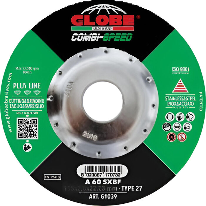Globe Stone Cutting  Disc  100 x 2.5 x 16.0