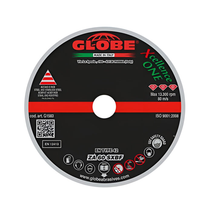 Globe SS Cutting Disc  100 x 3.2 x 16.0