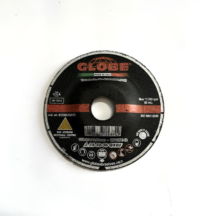 Globe SS Cutting Disc  115 x 3.2 x 22.2