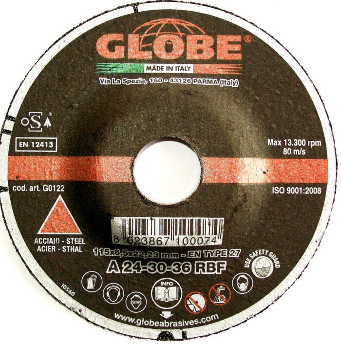 Globe CS Grinding Disc  115 x 5.0 x 22.2