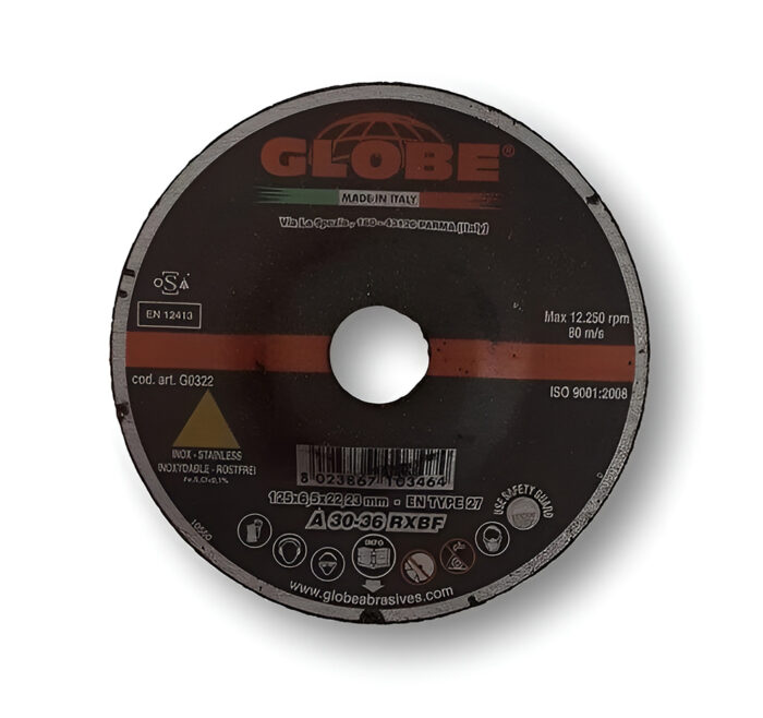 Globe CS Grinding Disc  125 x 6.5 x 22.2