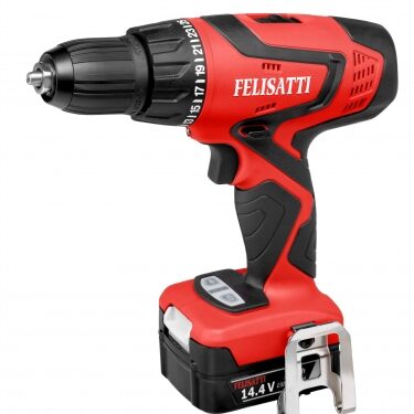 Cordless Drill 14.4V 1.5 Ah 0-1800 Rpm 2 Batteries  13MM